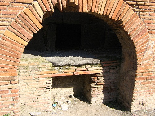 Oven at Ancient Pompeii Italy