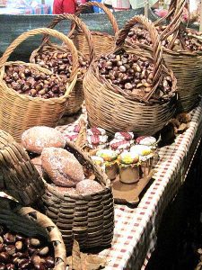 Local products made with chestnuts